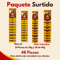 Paquete Surtido: 48 Piezas de Cecina de Res 20g y 40g