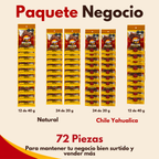 Paquete Negocio: 72 Piezas de Cecina de Res 20g y 40g