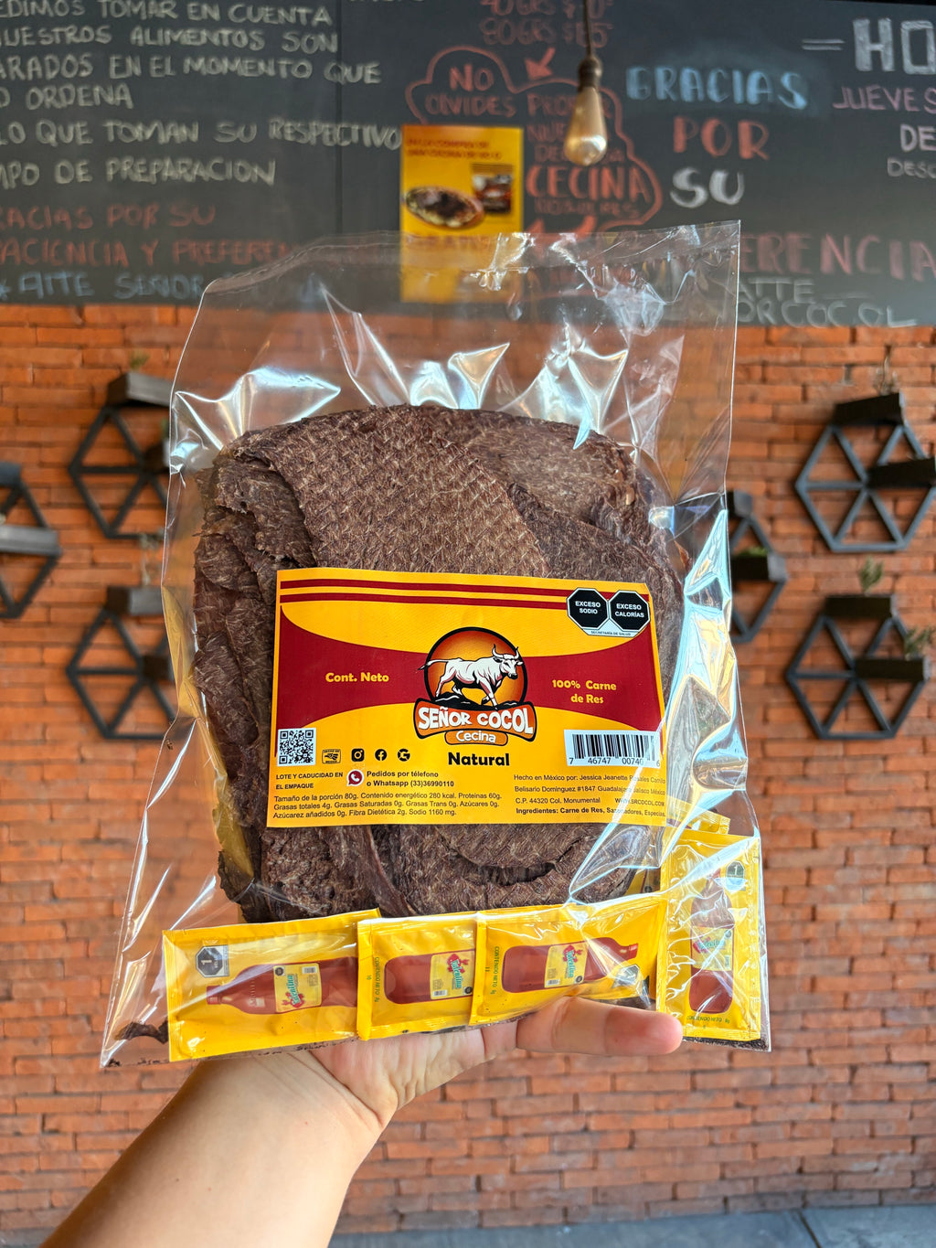 Cecina Natural 100% de Res