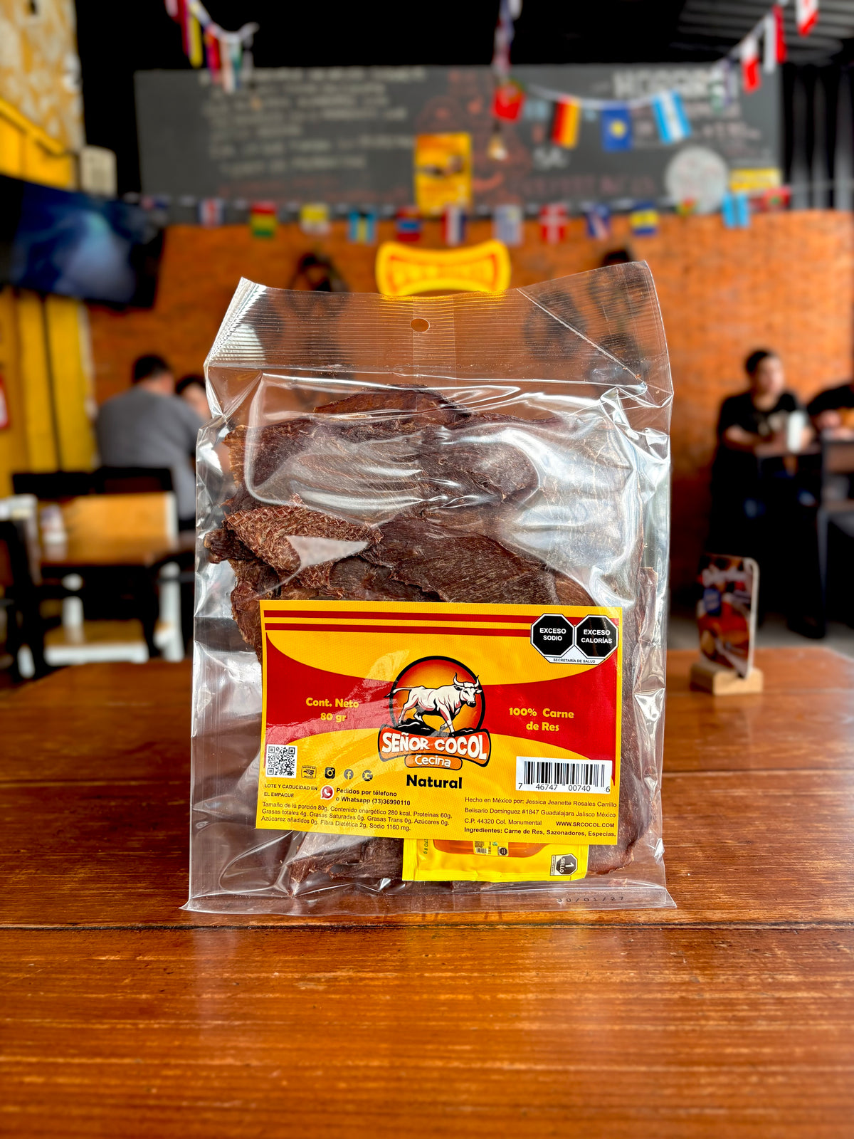 Cecina Natural 100% de Res